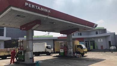 POM Bensin Pertamina di daerah strategis dan ramai, exit tol Pasirkoja