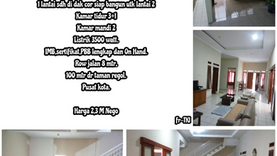 Rumah Siap Pakai di Area Buah Batu, Bandung, LT 200m²